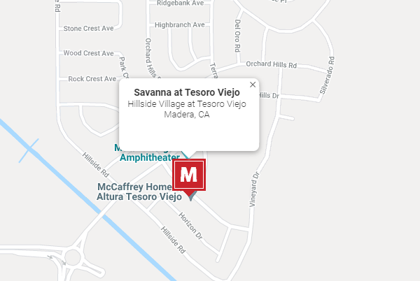 Savanna at Tesoro Viejo Map